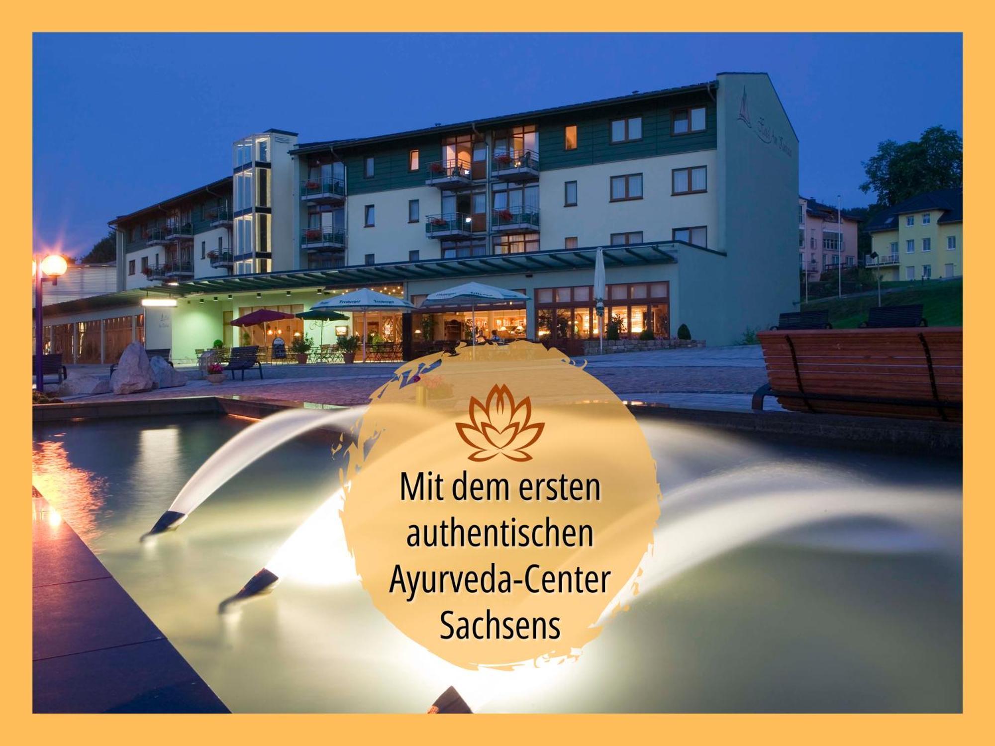 Hotel Am Kurhaus Mit Erstem Ayurveda Center Sachsens - Direkt Am Gesundheitsbad Actinon & Kurpark Bad Schlema Exterior foto